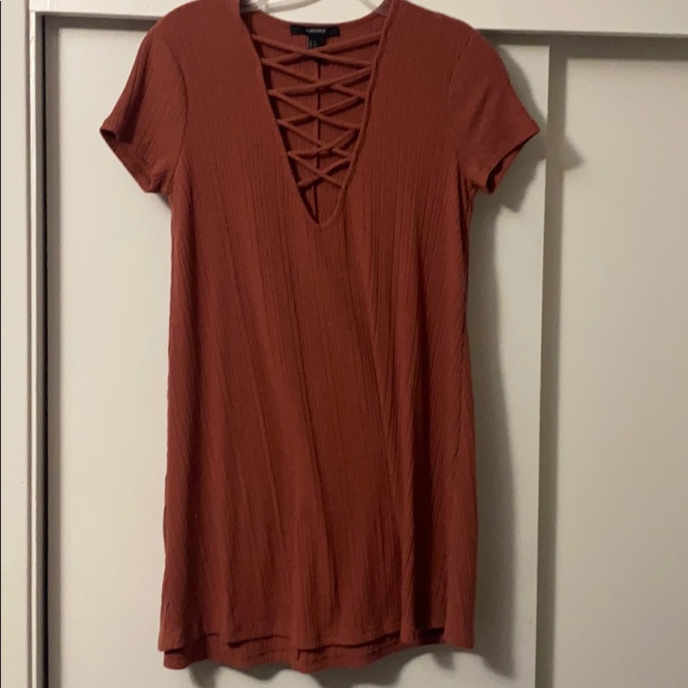 Rust colored dress